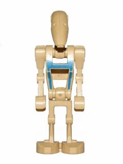 LEGO Minifigure -- Battle Droid Pilot with Tan Torso with Blue Insignia-Star Wars / Star Wars Episode 1 -- SW065 -- Creative Brick Builders